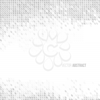 Abstract light grey and white geometric background.