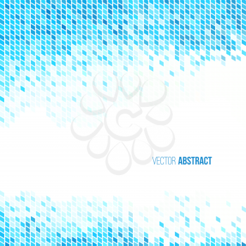 Abstract light blue and white geometric background