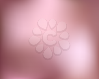 Rose Gold background. Abstract light gold metal gradient. Vector blurred illustration.