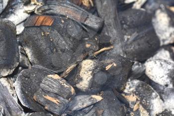 Royalty Free Photo of Burning Charcoal