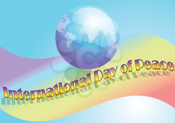 International Day of Peace. abstract peace day background