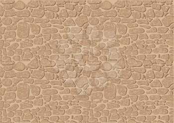 biege stone background. seamless abstract stones texture