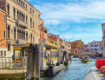 Guglie Bridge And Cannaregio Canal In Venice 
