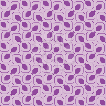 Vector seamless pattern texture background with geometric shapes, colored in purple colors.