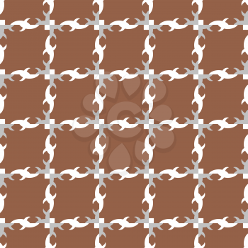Vector seamless pattern texture background with geometric shapes, colored in brown, grey and white colors.