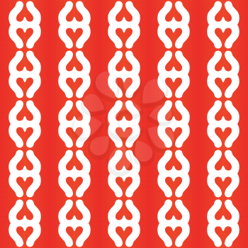 Vector seamless pattern texture background with geometric shapes, gradient colored in red and white colors.