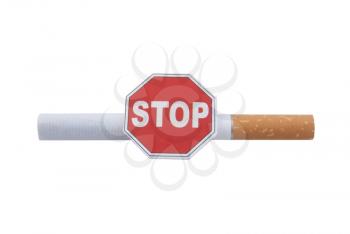 The Stop on the cigarette