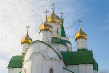 Royalty Free Photo of Domes of a Temple