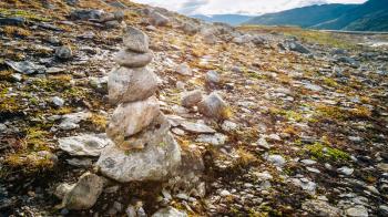 Stack Of Rocks Stones, Norway Nature