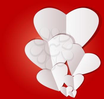 Design Template - eps10 Heart for Valentines Day Background