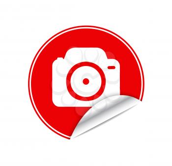 Red sticker camera