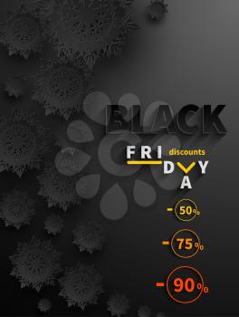 Black Friday sale inscription design template. Black Friday banner. Black friday sale, black friday shopping, cyber monday, sale, thanksgiving, shopping. Winter sale. Christmas sale. New year sale