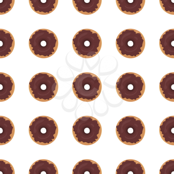 Donut seamless background texture pattern. Cute donuts with glazing. Seamless pattern. Delicious donut glazed. Donut pattern. Vector donuts pattern. Chocolate donuts. Isolated donuts seamless pattern