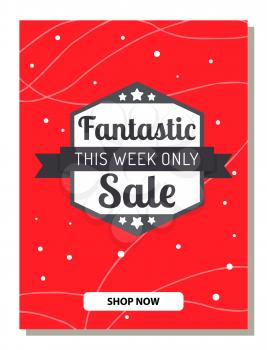 Sale and discount, best offer banner, price off vector. Special deal, pricing reduction, shopping and marketing, trade and retail. Seasonal or holiday action, buying goods, holiday sale illustration