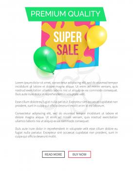 Premium quality super hot prices promo sticker balloons and brush splashes web online poster, final wholsale with total discounts, blowing off of price