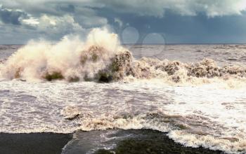 storm at sea, bad weather