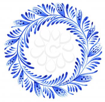 Royalty Free Clipart Image of a Decorative Cirle