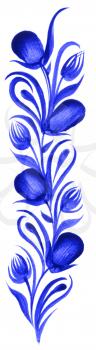 Royalty Free Clipart Image of a Decorative Plant