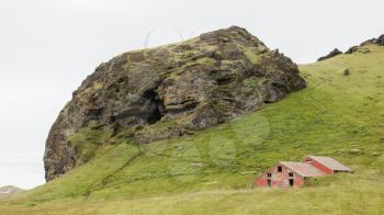 Old abandoned farmhouse in the west of Iceland