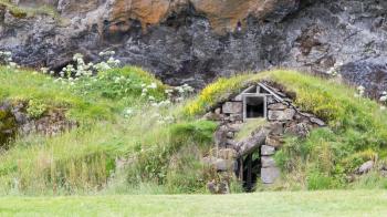 Abandoned Icelandic houses in the south of Iceland