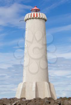 Modern lighthouse at Akranes - West of Iceland