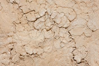 Wall with cracks - Close-up of a sandstone wall