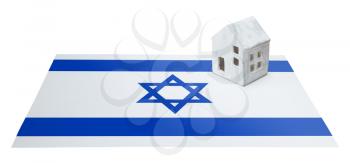 Small house on a flag - Living or migrating to Israel