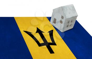 Small house on a flag - Living or migrating to Barbados