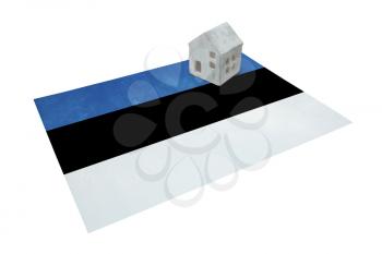 Small house on a flag - Living or migrating to Estonia