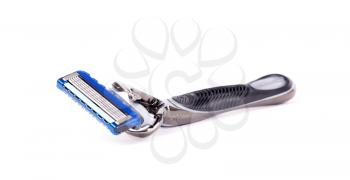 Modern razor isolated on a solid background