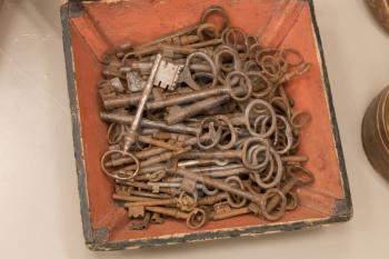 Selection of unique antique keys - Vintage setting