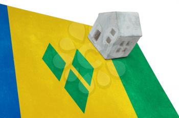 Small house on a flag - Living or migrating to Saint Vincent and the Grenadines