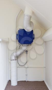 Mechanic air vertilation system in a dutch house