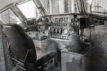 Vintage locomotive - Controling an old train - The Netherlands