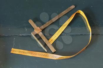 Measuring tape used for making shoes - Vintage setting
