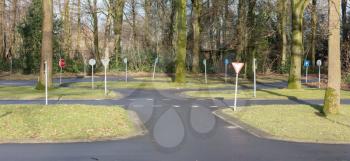 Traffic garden in the Netherlands - Used to educate the children