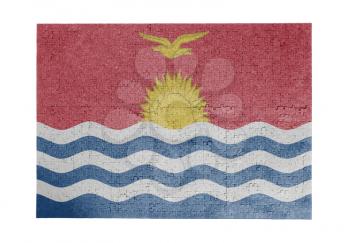 Large jigsaw puzzle of 1000 pieces - flag - Kiribati