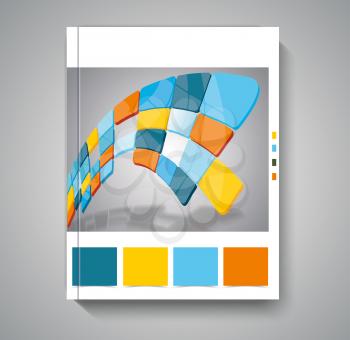 Vector brochure template design 