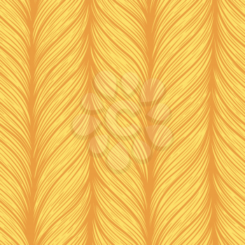 Hand drawn pattern with decorative weaving ornament. Stylized abstract neutral universal texture. Vector illustration