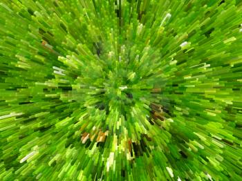 Image with background like a green explosion