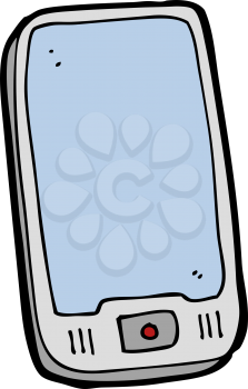 Royalty Free Clipart Image of a Computer Tablet