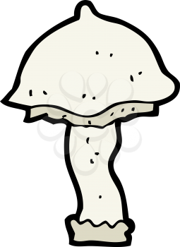 Royalty Free Clipart Image of a Mushroom
