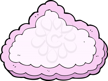 Royalty Free Clipart Image of a CLoud
