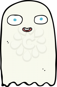 Royalty Free Clipart Image of a Ghost