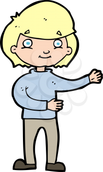 Royalty Free Clipart Image of a Child