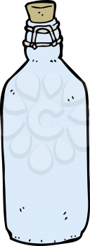 Royalty Free Clipart Image of a Bottle