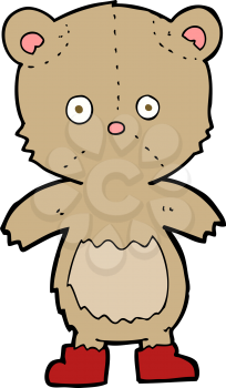 Royalty Free Clipart Image of a Teddy Bear