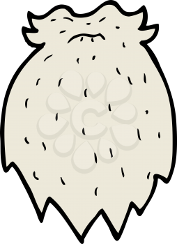 Royalty Free Clipart Image of a Beard