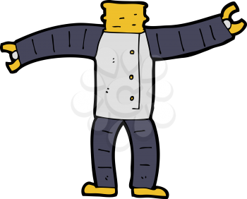 Royalty Free Clipart Image of a Robot Body