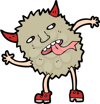 Royalty Free Clipart Image of a Monster